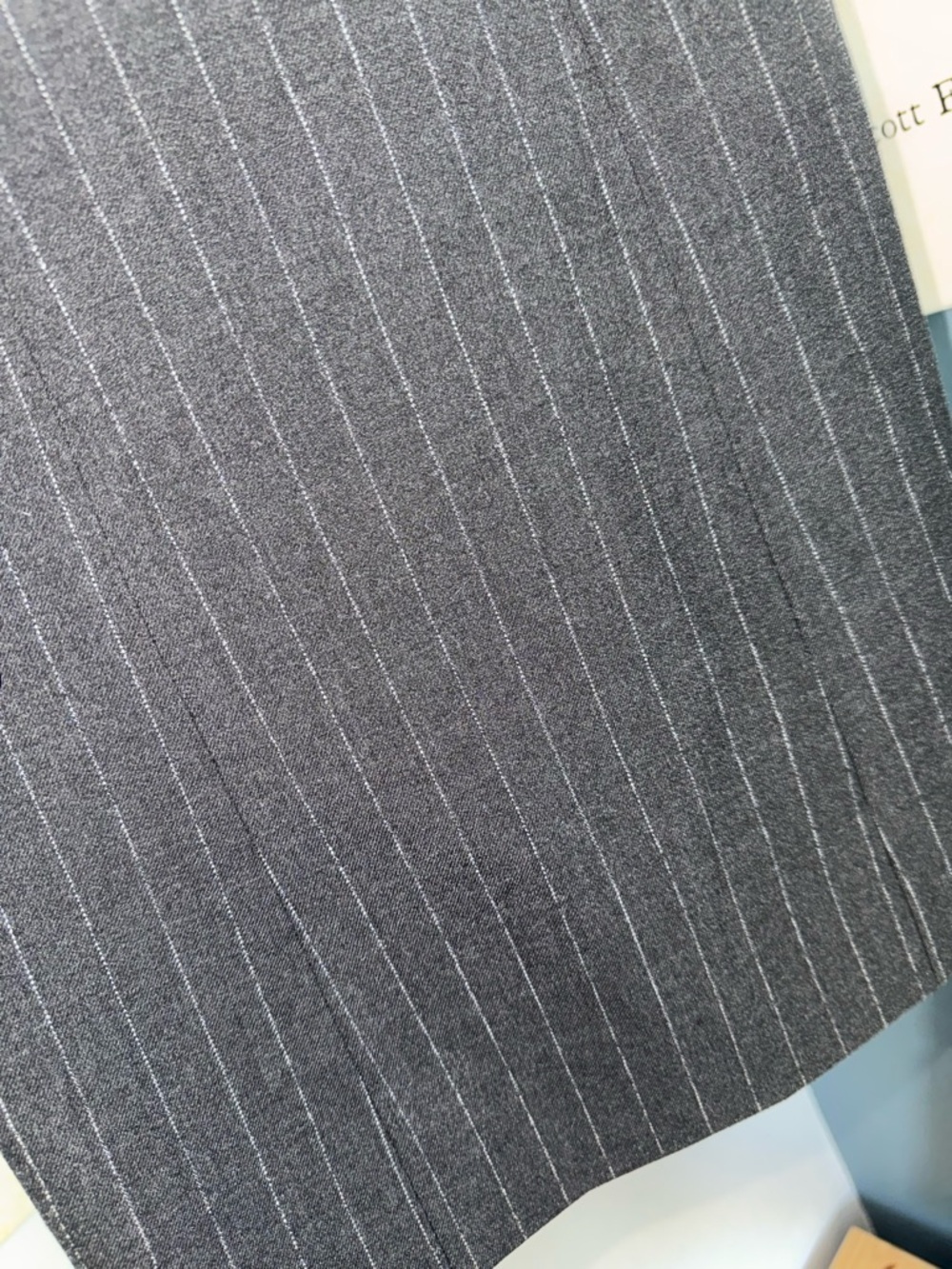 Retrofete Black Pinstripe Cutout Mini Dress updated with pictures - Picture 10 of 15
